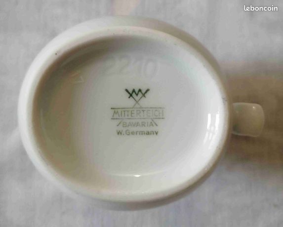 Lot de 40 assiettes en porcelaine Mitterteich Bavaria - Arts de la table