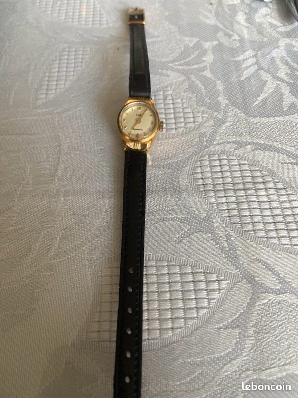Lip montre femme or 18 carats vintage (image 4)
