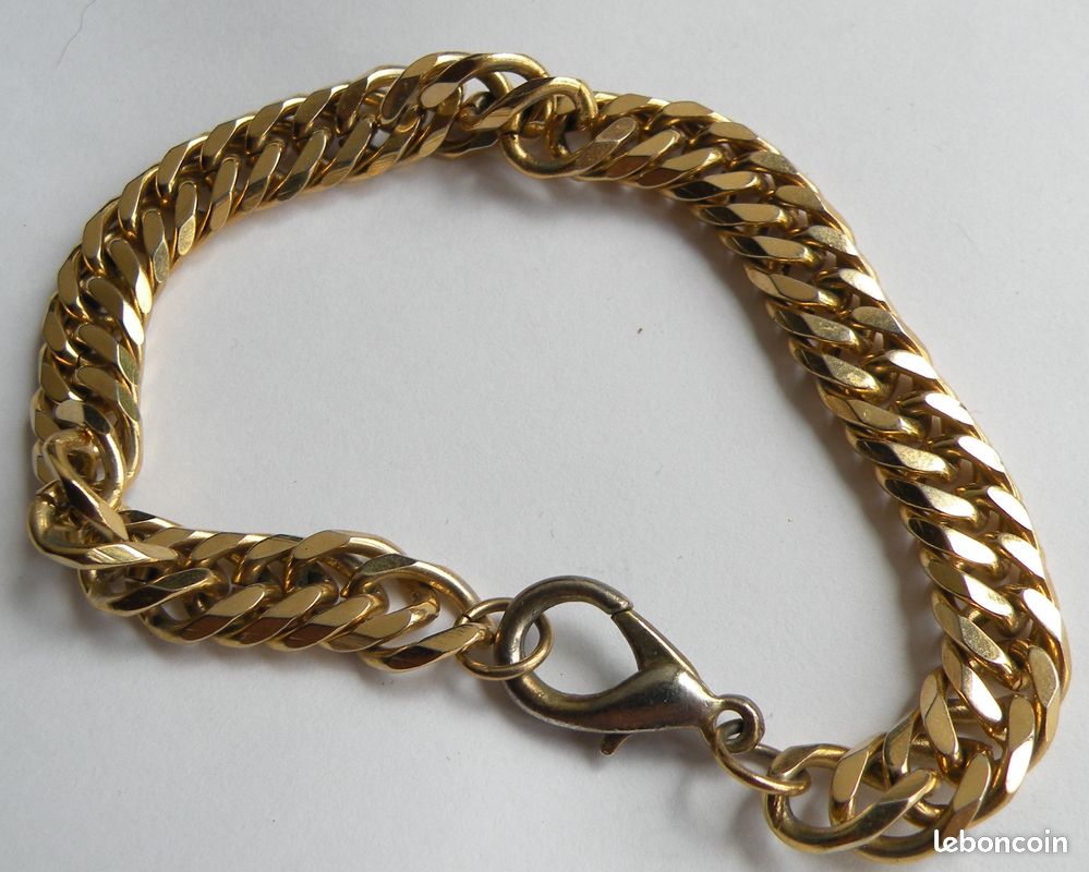 Bracelet femme maille doré (image 1)