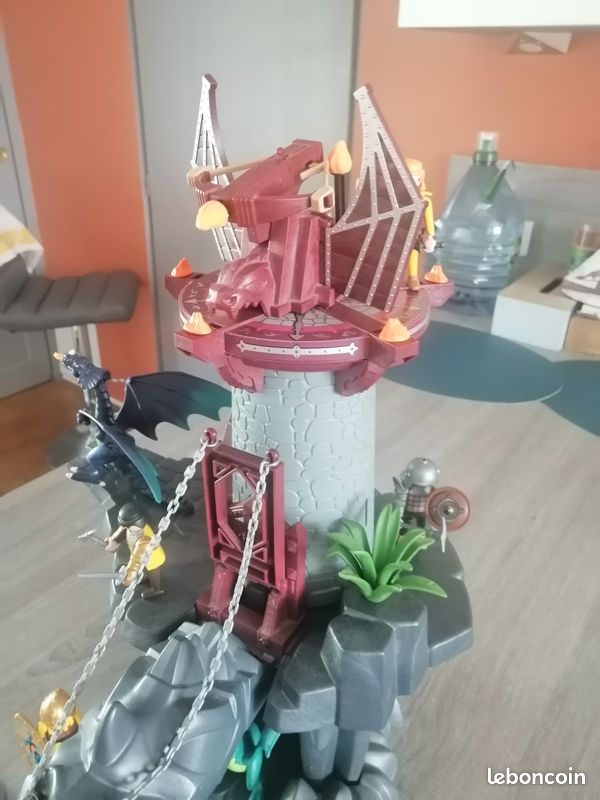 Donjon citadelle dragon vert playmobil (image 8)