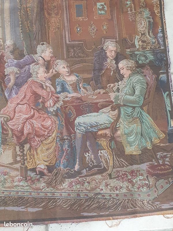 Tapisserie murale GOBELINS sur cadre en bois - Décoration