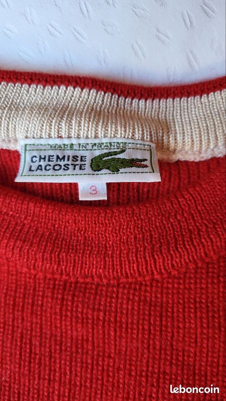 Pull Lacoste vintage (image 3)