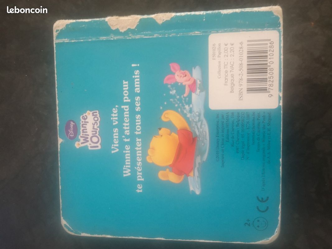 Livre enfant Disney "Winnie l'ourson et ses amis" (image 2)