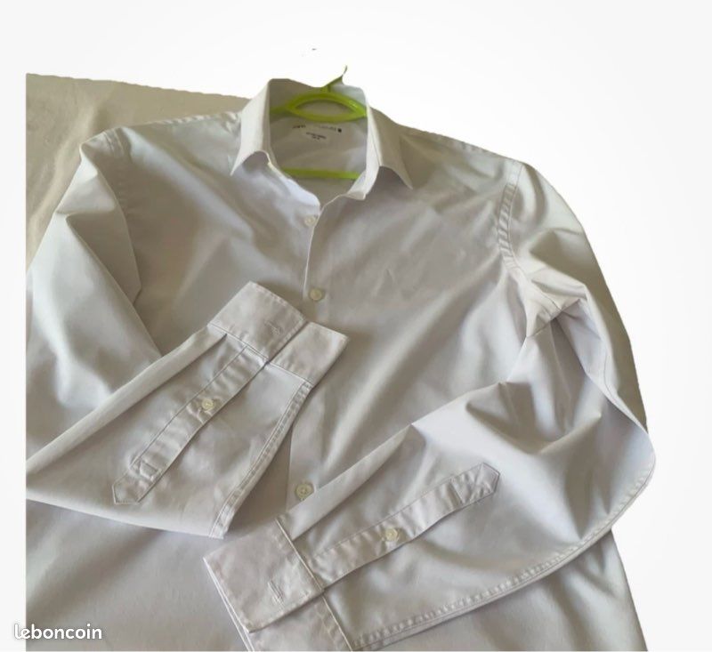 CHEMISE HOMME MANCHES LONGUES BALTIMORE POLYCOTON - Bleu moyen imprimé