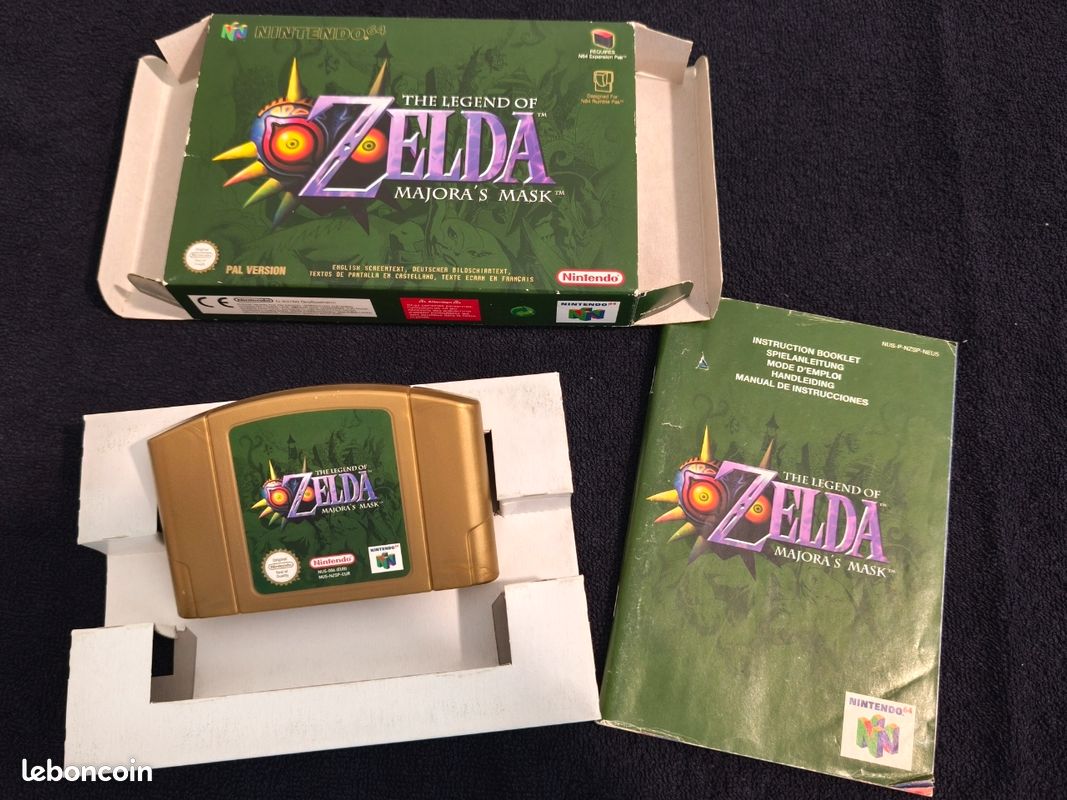 Zelda majora's mask nintendo 64 (image 1)