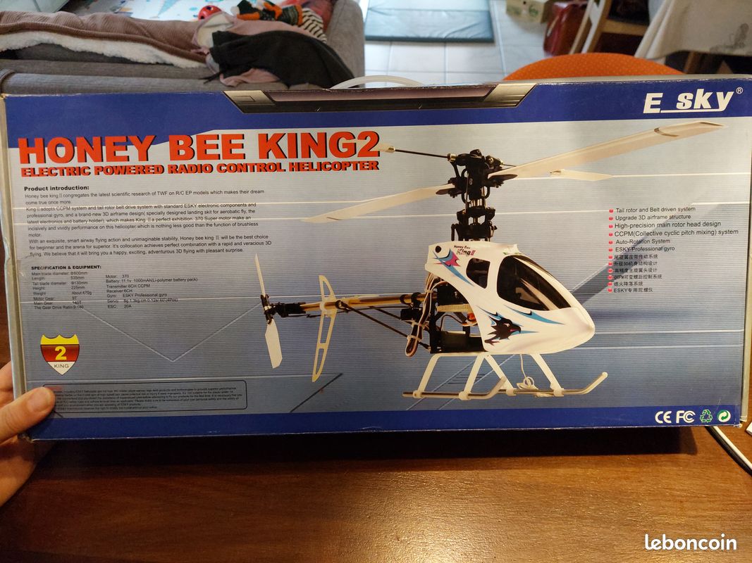 Rotor Esky Honey Bee King CNC Metal Upgrade For ESKY Honey Bee King2