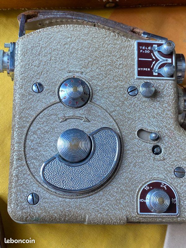 Rare Camera Camex GS 9.5 mm avec Cinor -C 20 mm/1.9
