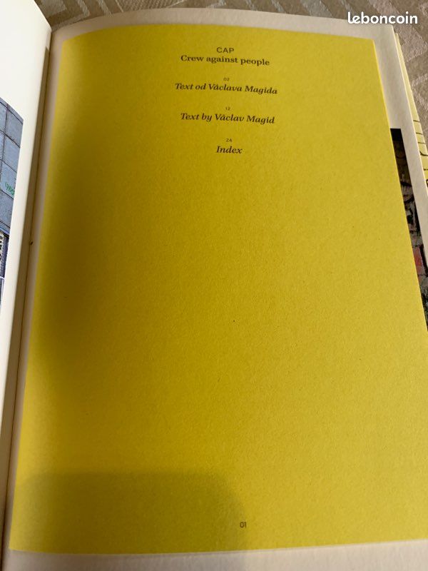CAP - Crew against people (Softcover/Paperback) Magida, Vaclava and Vaclav Magid: Edité par Naklad Print Run, 2007 (image 7)