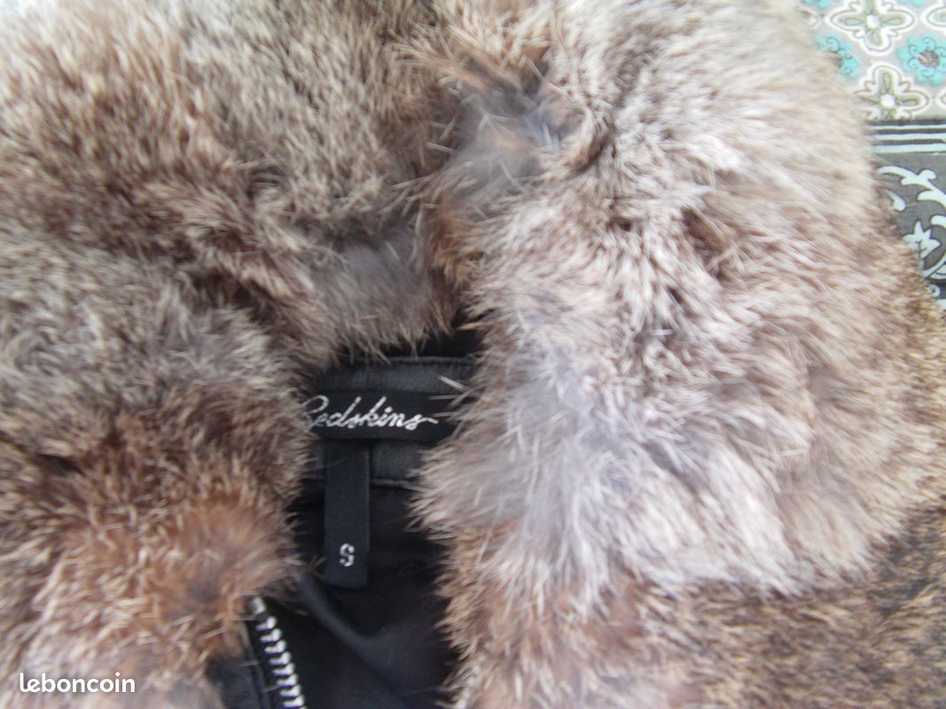 Blouson en cuir Redskins femme taille s, 34 (image 3)