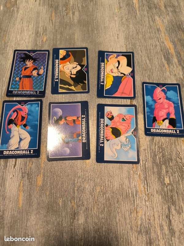 Lot 7 Cartes DBZ Vintage - Hero Collection Part 4 dont 1 Prisme (Bandai Japon) (image 2)