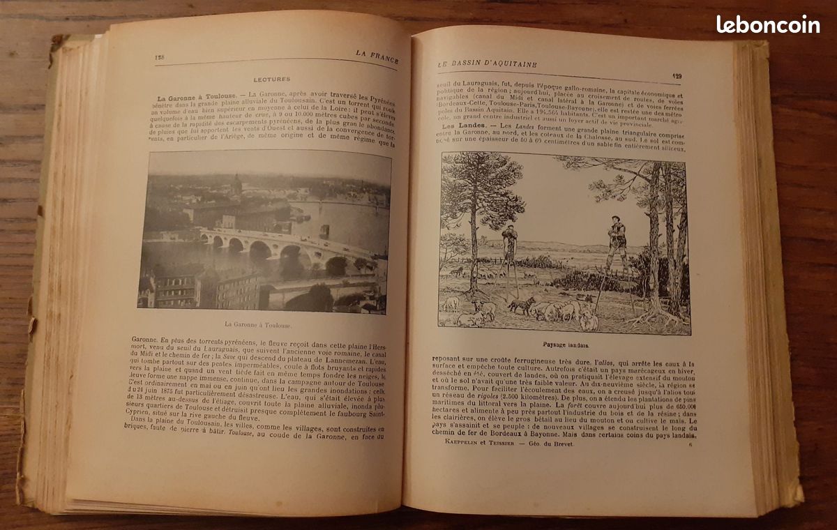 LA GEOGRAPHIE DU BREVET ELEMENTAIRE. ECOLES PRIMAIRES SUPERIEURES ET COURS COMPLEMENTAIRES – Paul Kaeppelin, Maurice Teissier – Hatier 1936 (image 13)