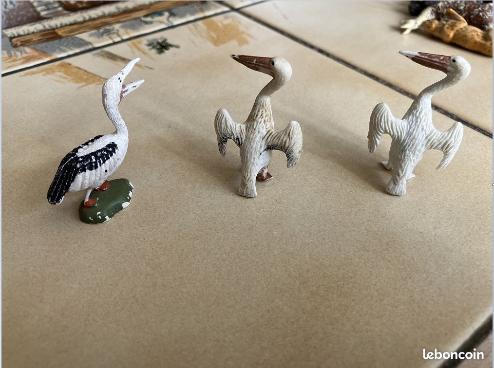 Britains animaux Zoo pélicans 1381/1382 (image 2)
