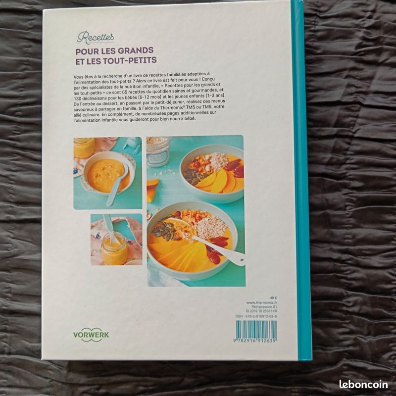 Livre neuf recettes Thermomix Vorwerk (image 3)