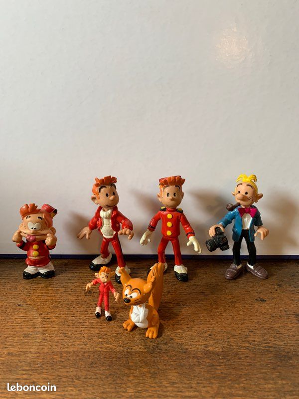 Tirelire Spirou Et Spip - Plastoy - Figurine Neuve En Boîte - Collection BD