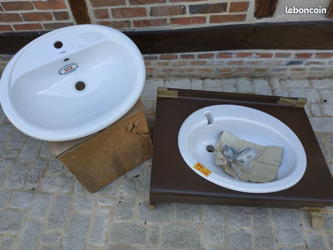 2 vasques et 1 plan de toilette (image 3)