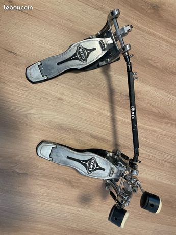 Pédale Double Grosse Caisse Mapex P600TW Mars - Chaîne Double - Pour Batteurs Débutants Et Confirmés