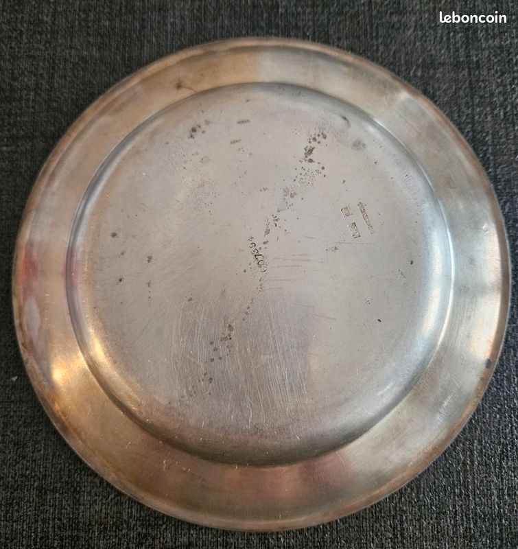 Coupelle Ovale En Métal Argenté – Début XXème – Art De La Table Vintage – Finition Brillante