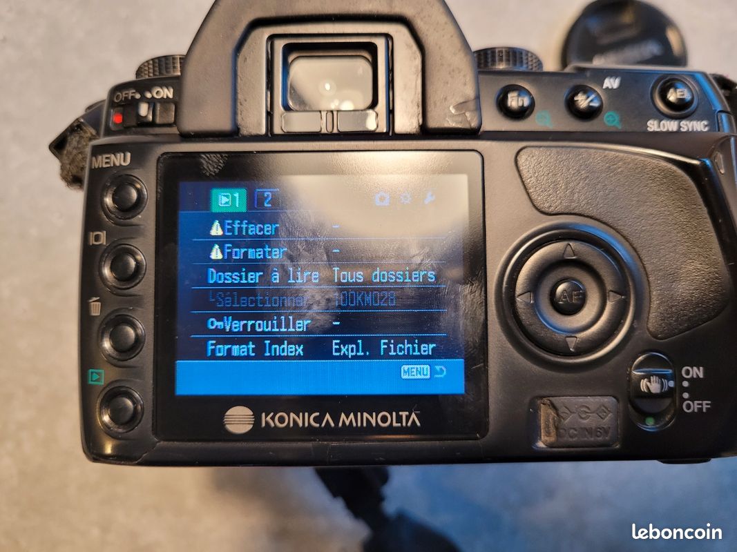 Appareil Reflex Konica Minolta Dynax 5D (image 17)