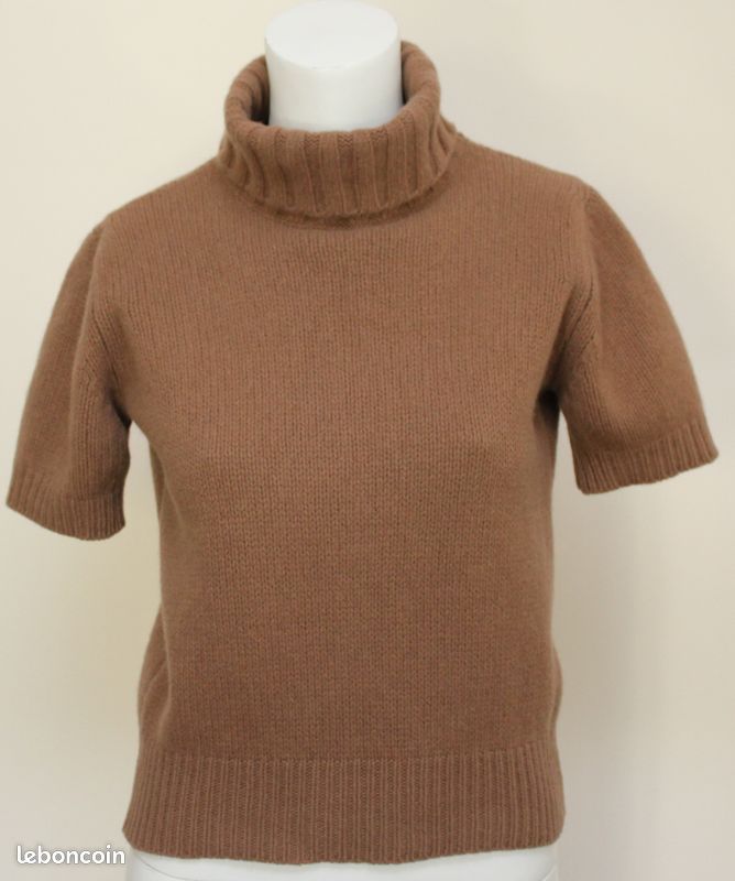 Tf14 Pull cachemire camel YVES SAINT LAURENT T.M (image 1)