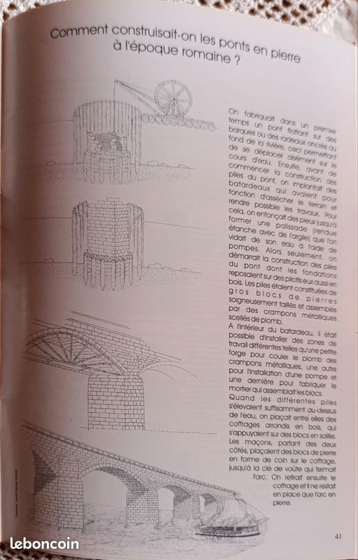 Livret en bon état L'eau dans l'antiquité romaine De aqua in vita romanorum (image 11)