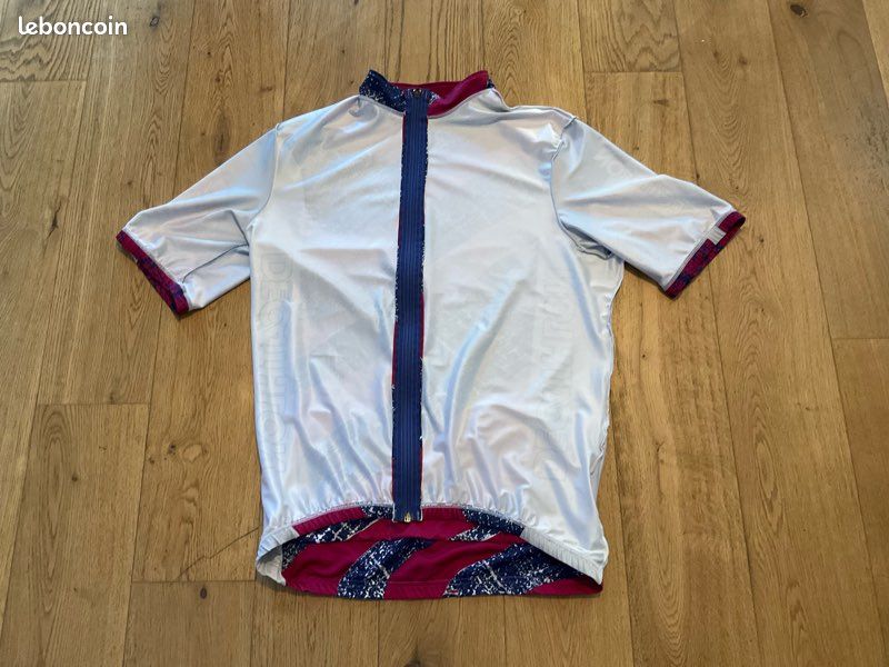 Maillot Cycliste Vintage Abbeville Caisse D'épargne Années 90 - Taille Homme 3/M