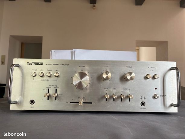 Ampli-tuner TECTRONIC DR-500 L Vintage Année 70/80 ( Poids 12 Kg ) | eBay