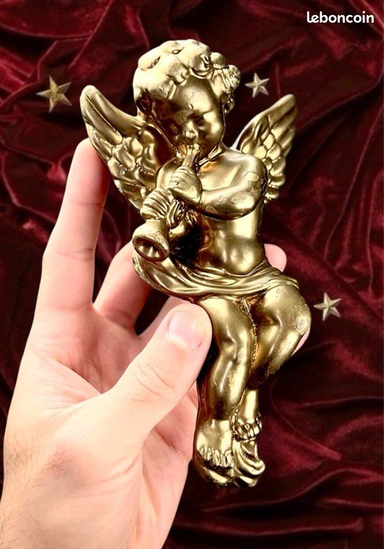 ANCIENNE STATUE JARDIN chérubin ange Putti Angelot/extérieur Jardin Ancien EUR 140,00 - FR