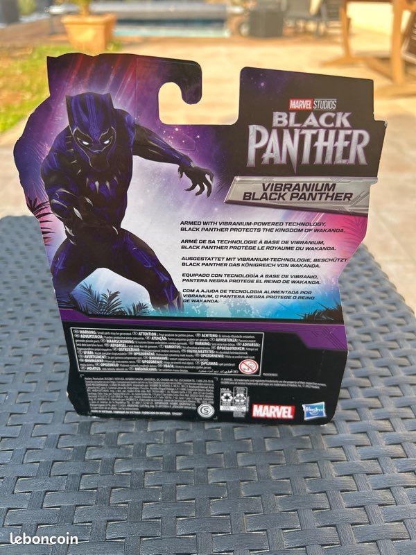 Marvel Vibranium Black Panther Figura Hasbro | Cuotas sin interés