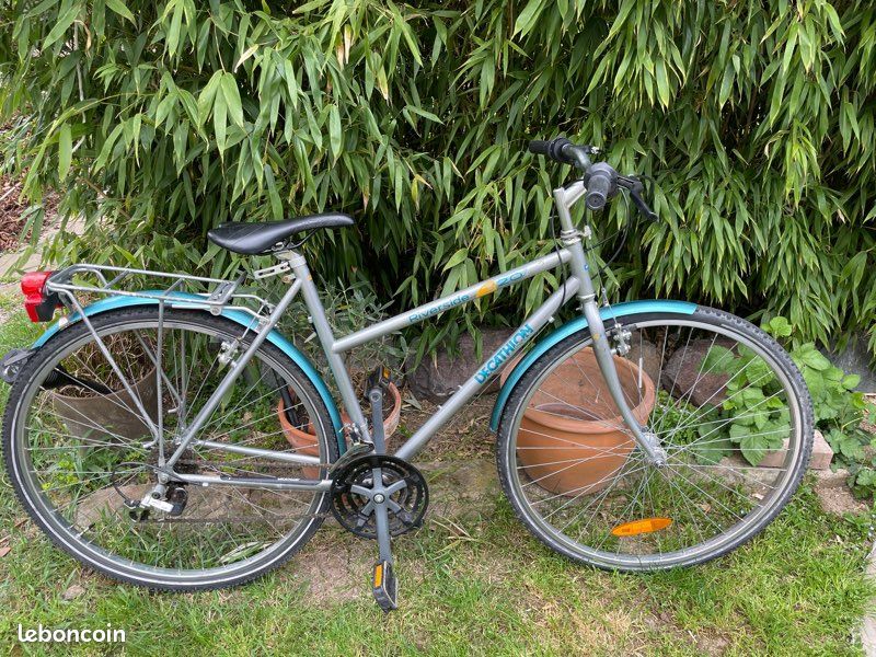 B Twin Decathlon Riverside 320 Vtc Femme Velo Hybride VÃ©lo