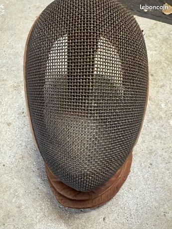 Ancien Casque D'escrime Des Années 60 - Pièce De Collection Vintage