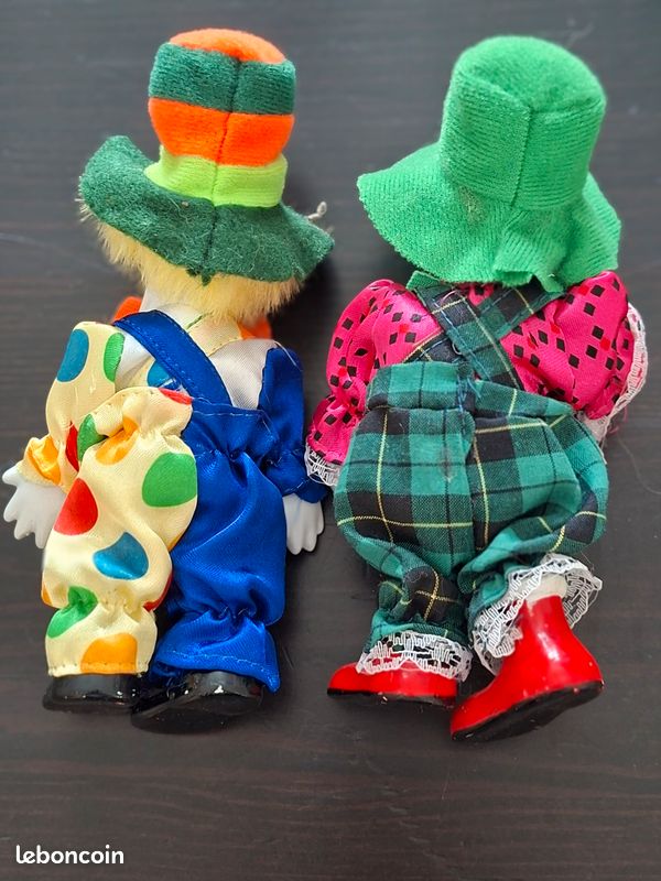 Deux petits clowns de collection (image 2)
