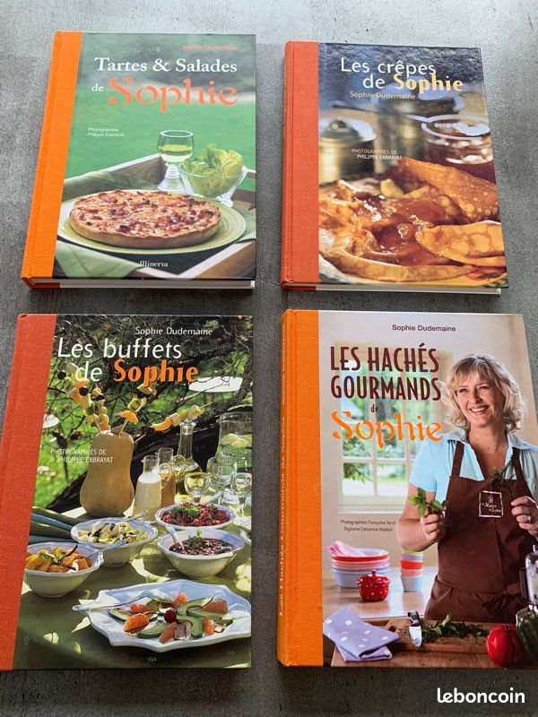 Lot de4 livres de cuisine de Sophie (image 1)