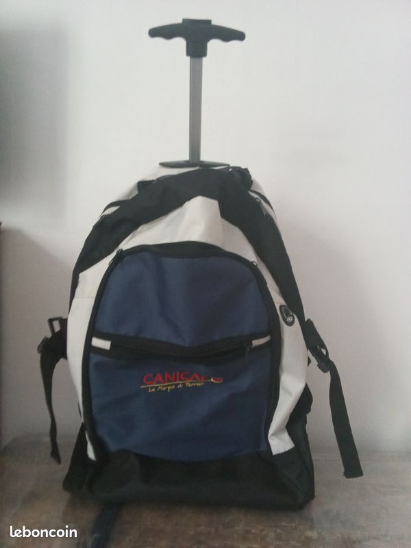 Grand sac à dos de voyage avec roulettes canicaf (image 2)