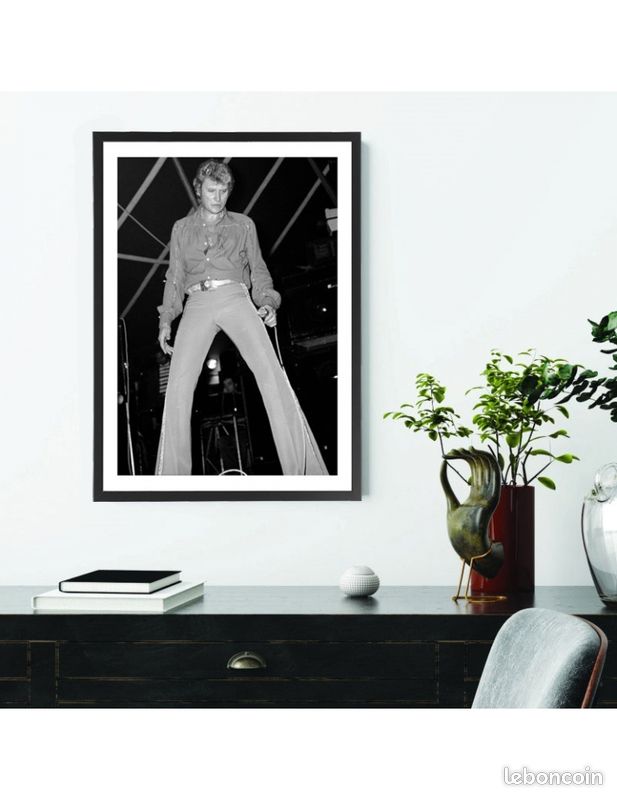 Tableau Johnny Hallyday affiche poster musique (image 2)