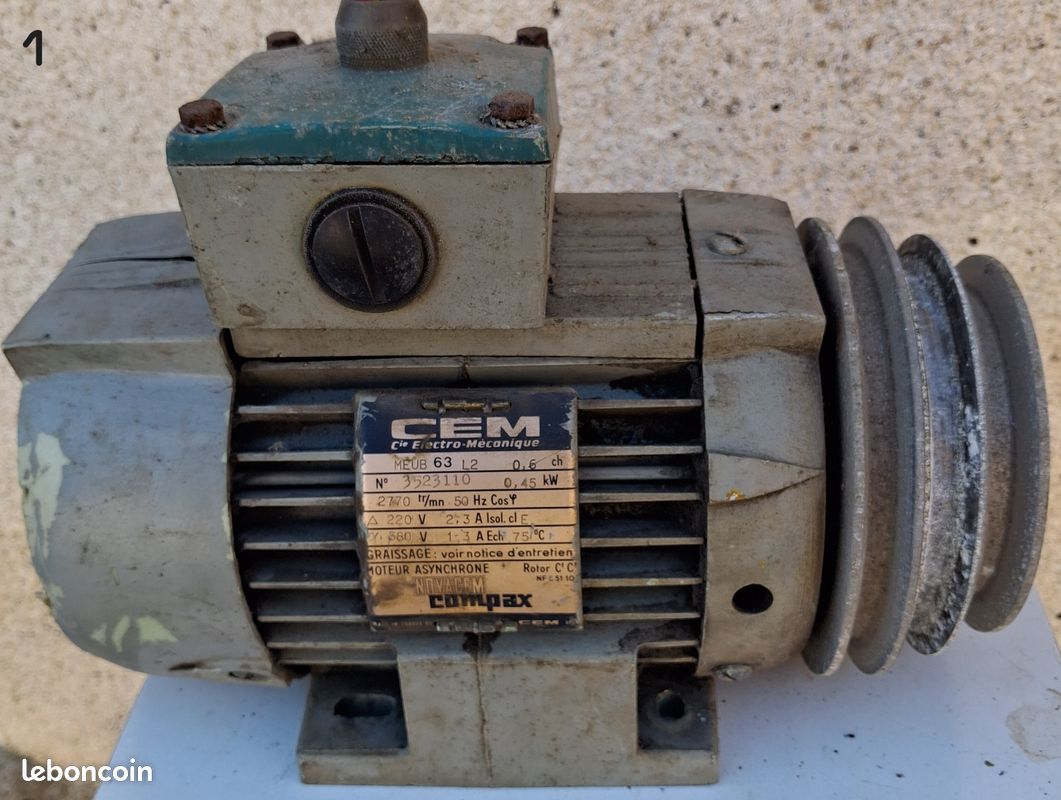 7 Moteurs électrique triphasé 220 V – 380 V (image 1)
