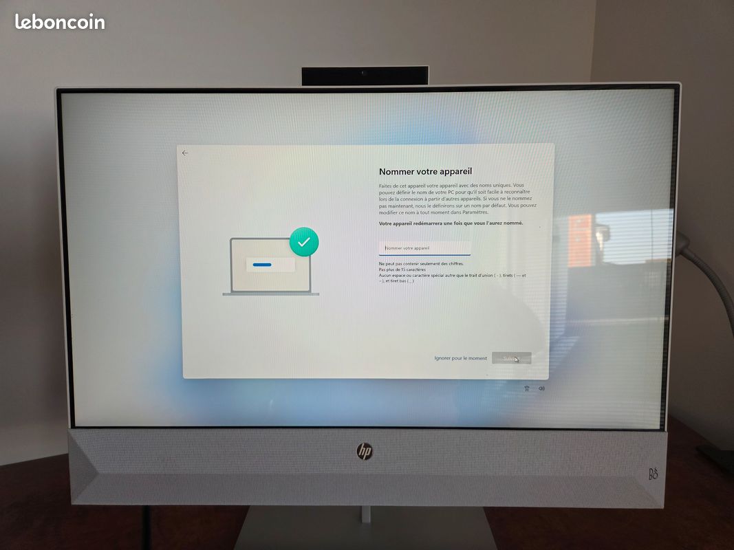 Écran HP Pavillon – Neuf, Ouvert Mais Jamais Utilisé
