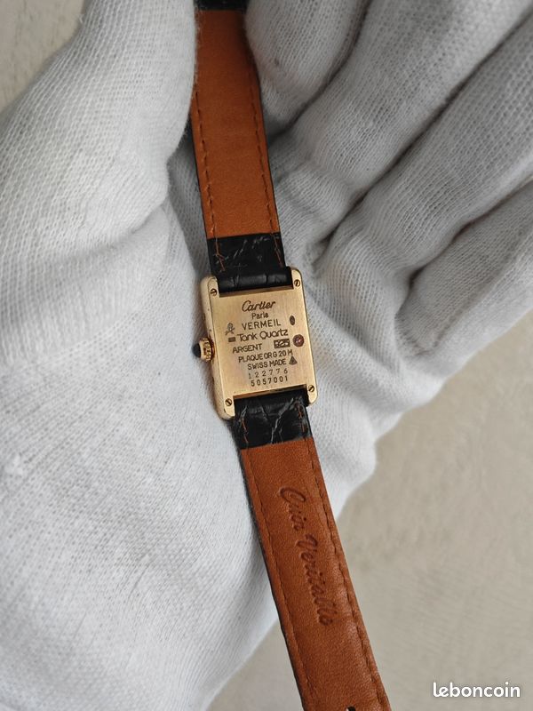 Montre Cartier tank vintage quartz (image 4)