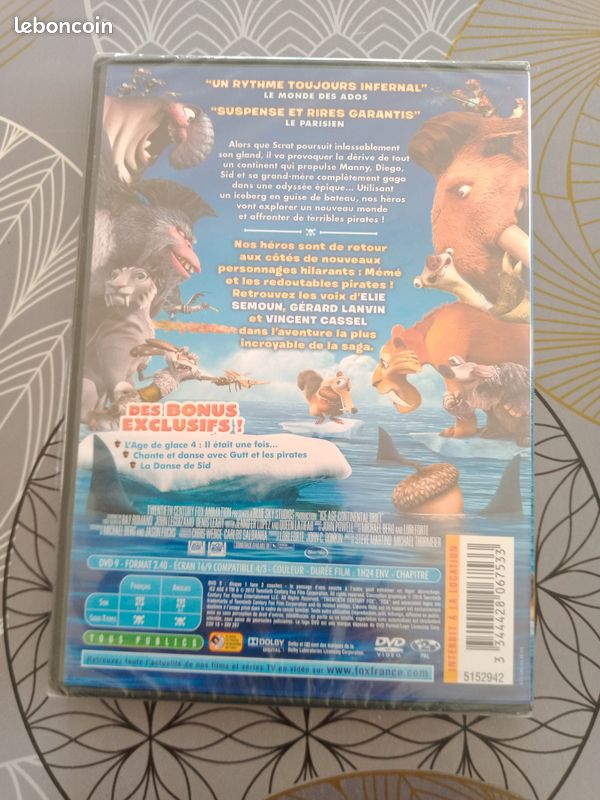 DVD l'âge de glace 4 (image 2)