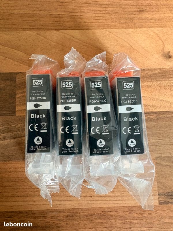 Lot De 5 Cartouches D'encre Compatibles Pour Canon PGI525 & CLI526 (PIXMA MG5350) - Neuf
