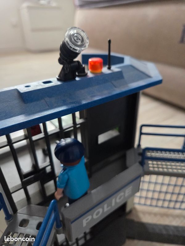 Playmobil 1.2.3 9382 Commissariat de police transportable - Playmobil - Achat & prix