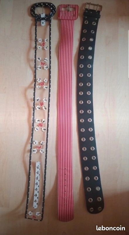 Lot 3 ceintures (image 1)