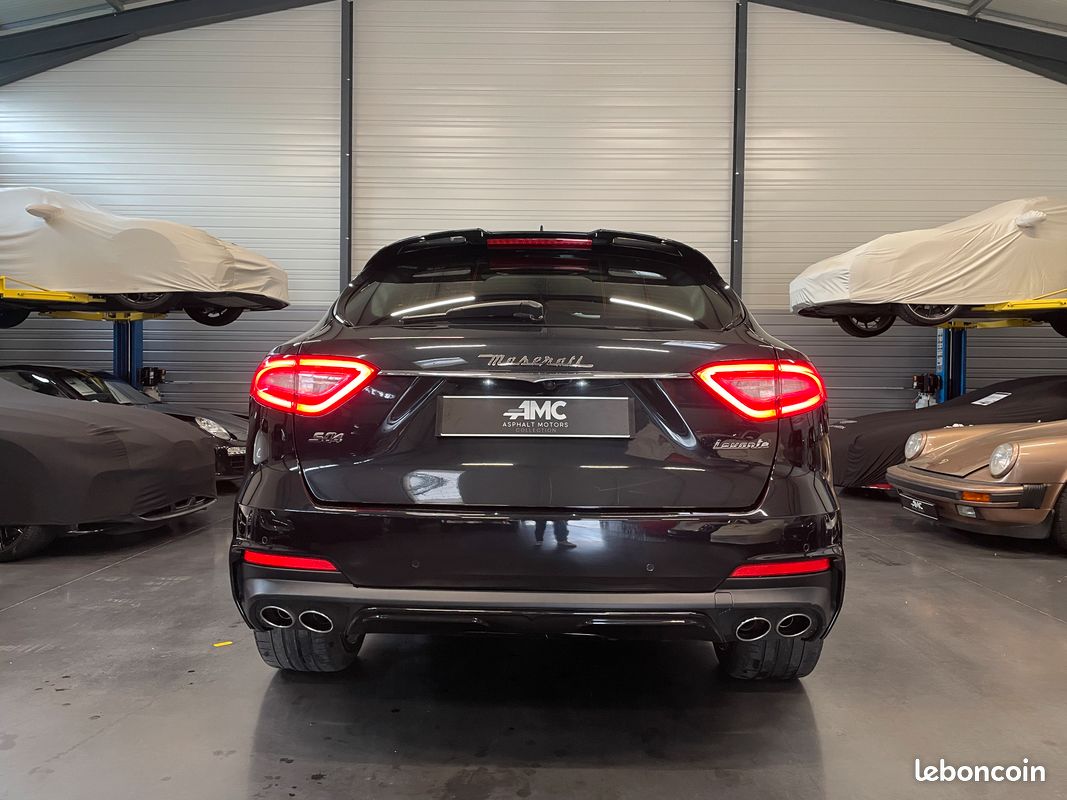 Maserati Levante SQ4 GranSport – 430 cv – Garantie 12 mois offerte - Nero Ribelle – Entretien à jour (image 5)