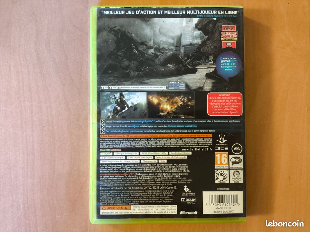 Battlefield Xbox 360 Jeux vidéo