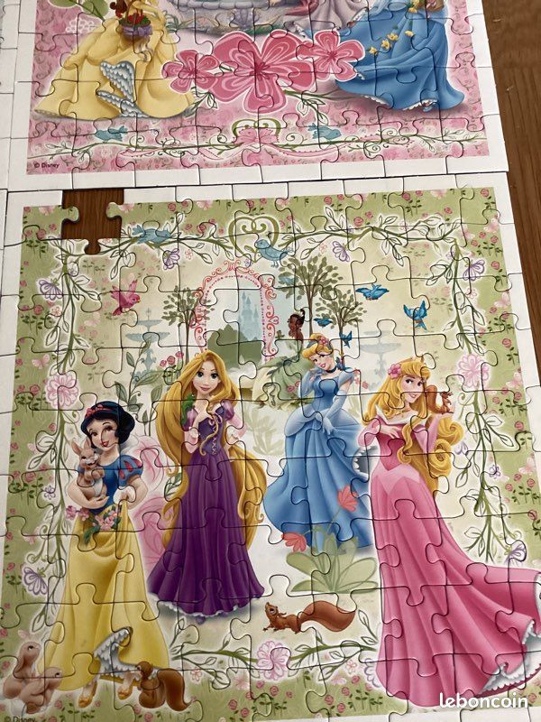 4 puzzles Disney princesses (image 5)