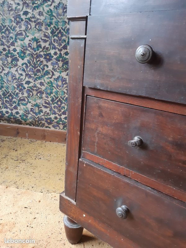 Commode style Loui Philippe dessus marbre (image 4)