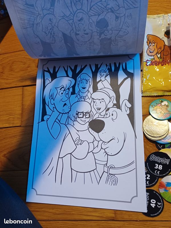 Lot dessin autocollant pogs scooby doo (image 4)