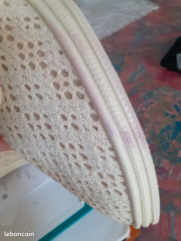 Chaussure femme toile crème P 40 (image 7)