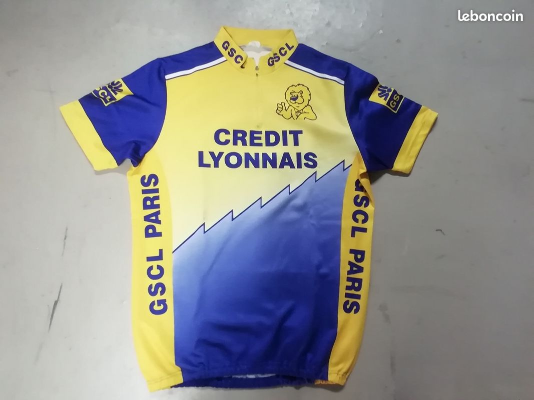 Maillot de cyclisme vintage années 90 Fruit of the Loom