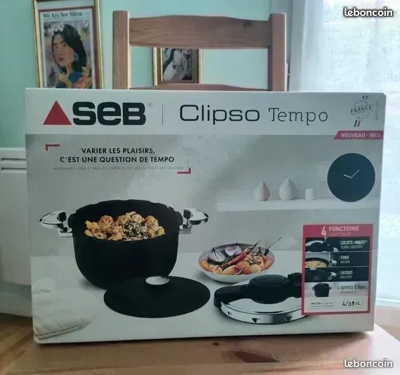 Cocotte Minute SEB 12L neuve D'époque