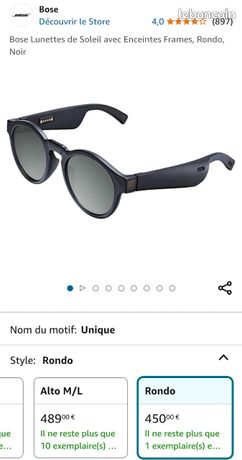 Lunettes Bose Frames Rondo neuves Verres 